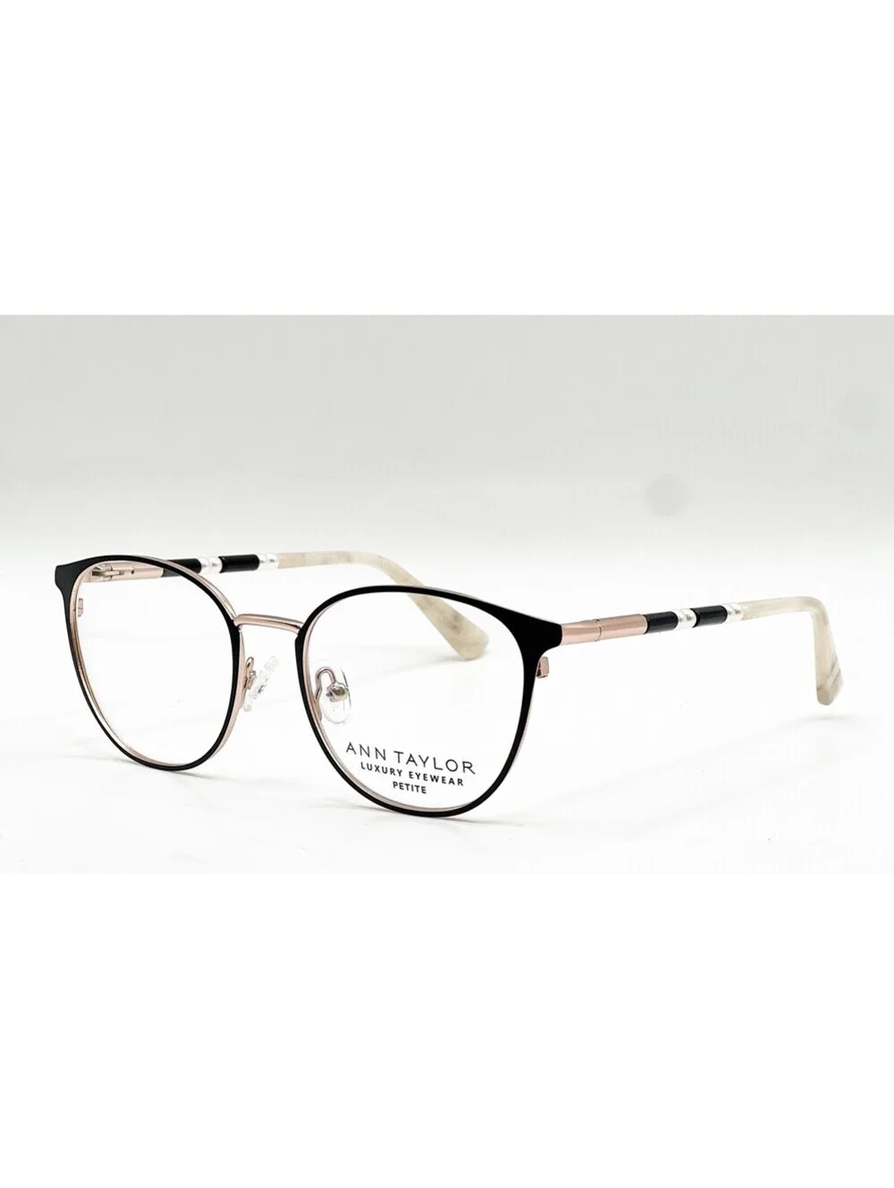 Ann Taylor Atp023 C01 Matte Black Authentic Eyeglasses 48-17-130